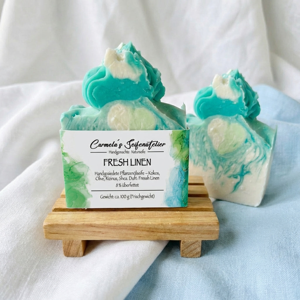 Fresh Linen – Handgemachte Naturseife