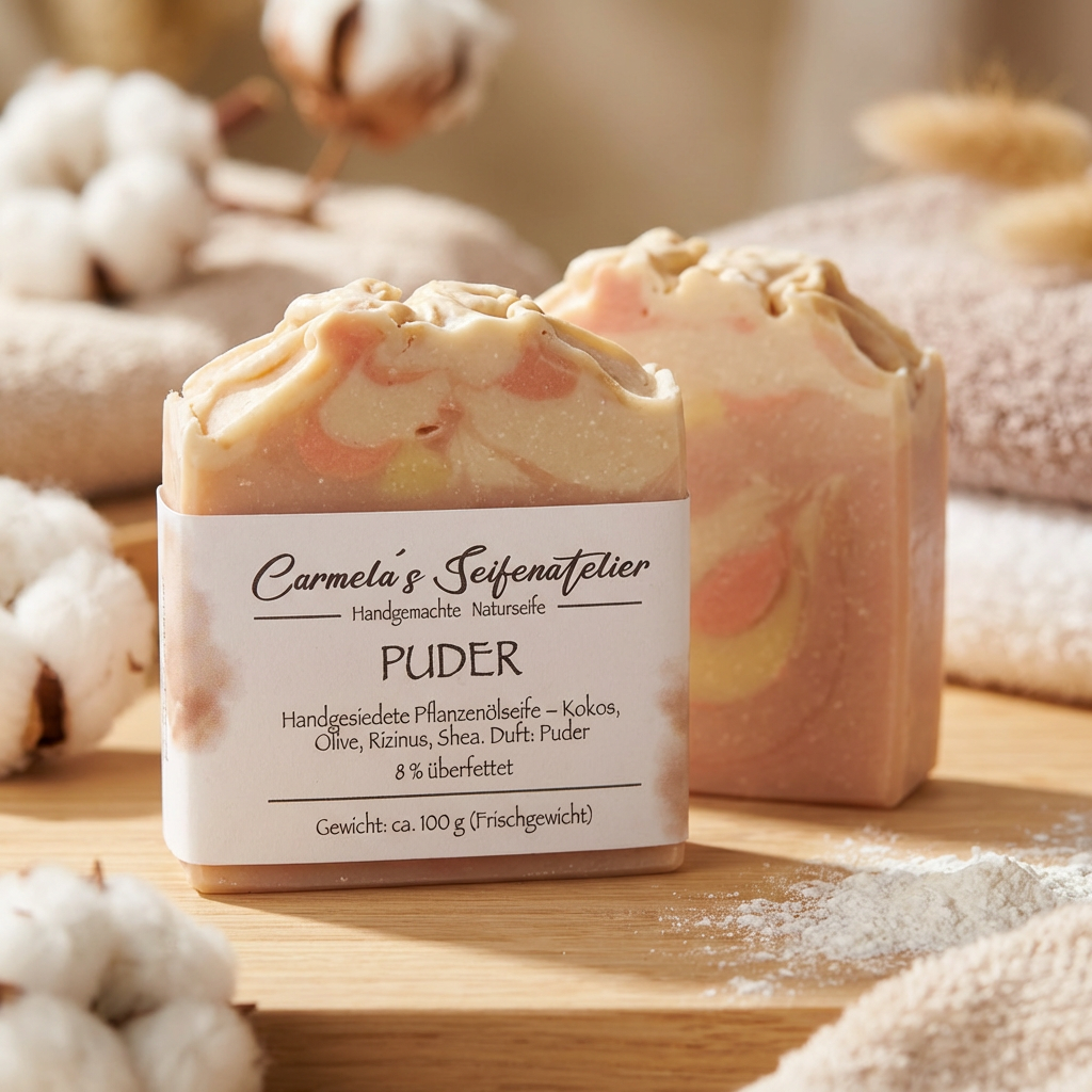 Puder – Handgemachte Naturseife